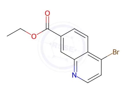 Chemical structure of Ethyl 4-bromoquinoline-7-carboxylate