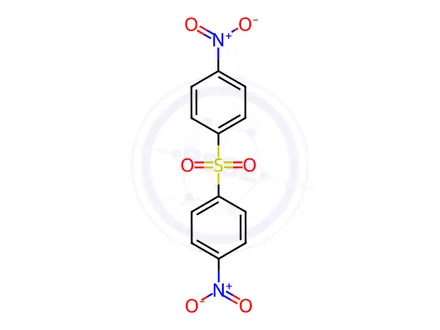 Chemical structure of Bis(4-nitrophenyl) Sulfone