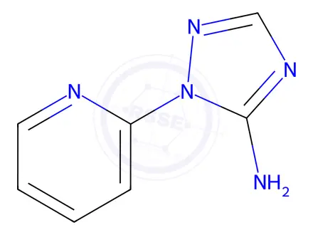 Chemical structure of 1-(Pyridin-2-yl)-1h-1,2,4-triazol-5-amine