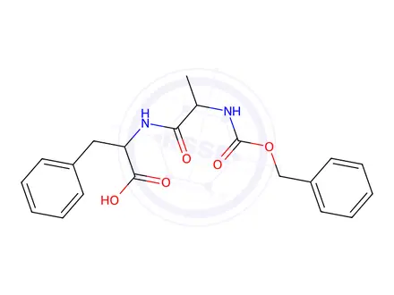 Chemical structure of Z-D-Ala-Phe-OH (C-1165.0001)