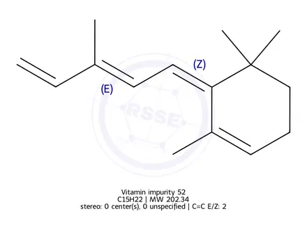 Chemical structure of Vitamin Impurity 52