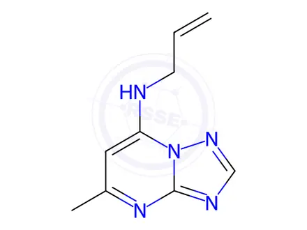 Chemical structure of N-allyl-5-methyl-[1,2,4]triazolo[1,5-a]pyrimidin-7-amine