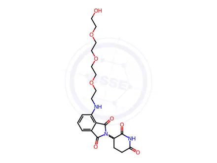 Chemical structure of Thalidomide-NH-C2-PEG3-OH