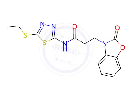 Chemical structure of N-(5-(Ethylthio)-1,3,4-thiadiazol-2-yl)-3-(2-oxobenzo[d]oxazol-3(2H)-yl)propanamide