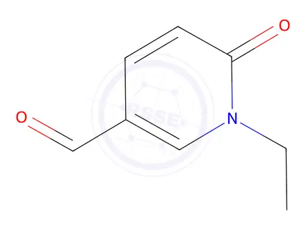 Chemical structure of 3-Pyridinecarboxaldehyde, 1-ethyl-1,6-dihydro-6-oxo-(9CI)