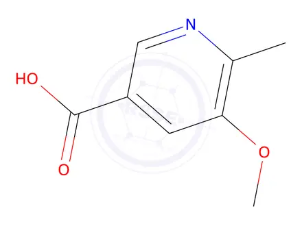 Chemical structure of 5-Methoxy-6-methylnicotinic acid