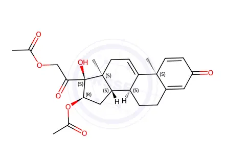 Chemical structure of Budesonide Impurity 199