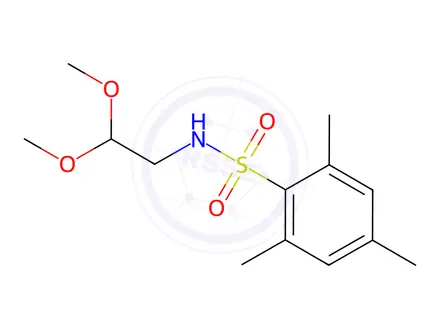 Chemical structure of N-(2,2-dimethoxyethyl)-2,4,6-trimethylbenzenesulfonamide