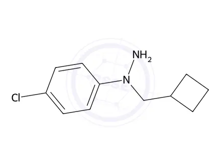 Chemical structure of 1-(4-Chlorophenyl)-1-(cyclobutylmethyl)hydrazine