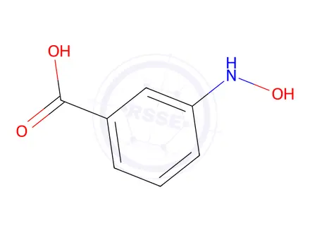 Chemical structure of 3-(Hydroxyamino)benzoic Acid