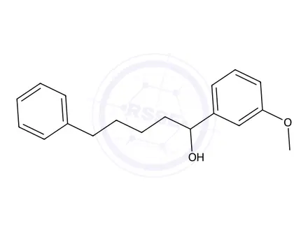 Chemical structure of 1-(3-Methoxyphenyl)-5-phenylpentan-1-ol