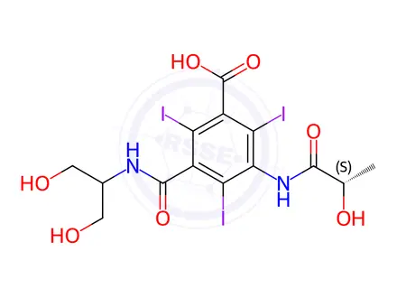Chemical structure of Iopamidol EP Impurity D