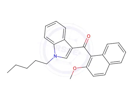 Chemical structure of JWH 267