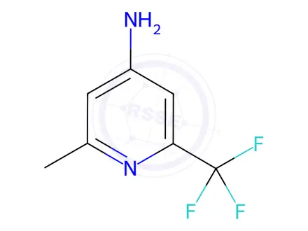 Chemical structure of 2-Methyl-6-(trifluoromethyl)pyridin-4-amine