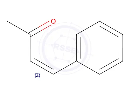 Chemical structure of (Z)-4-phenylbut-3-en-2-one