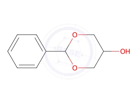 Chemical structure of 5-Hydroxy-2-phenyl-1,3-dioxane, cis-
