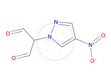 Chemical structure of 2-(4-Nitro-1H-pyrazol-1-yl)malonaldehyde