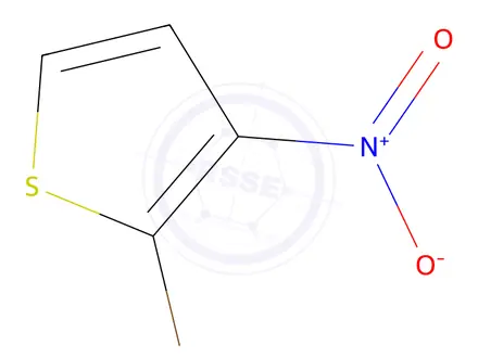 Chemical structure of 2-Bromo-3-nitrothiophene