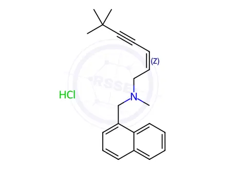 Chemical structure of Terbinafine EP Impurity B HCl