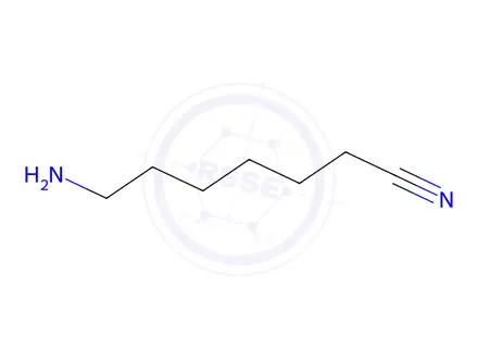 Chemical structure of 7-aminoheptanenitrile