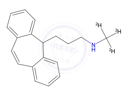Chemical structure of Protriptyline-d
