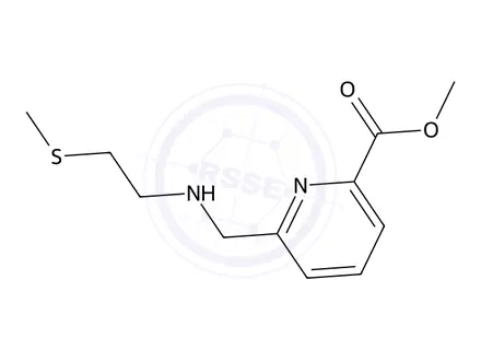 Chemical structure of Methyl 6-(((2-(methylthio)ethyl)amino)methyl)picolinate