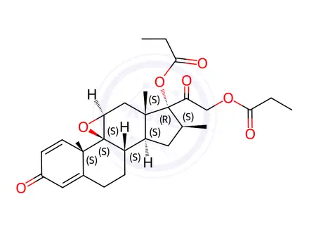 Chemical structure of Beclometasone Impurity J