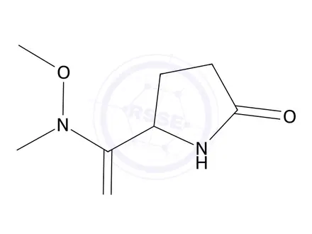 Chemical structure of N-methoxy-N-methyl-5-oxopyrrolidine-2-carboxamide