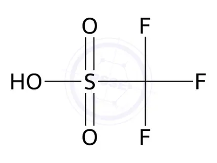 Chemical structure of 4,4-Dimethyl-2-(methylthio)-4,5-dihydrooxazole trifluoromethanesulfonate (BSC)