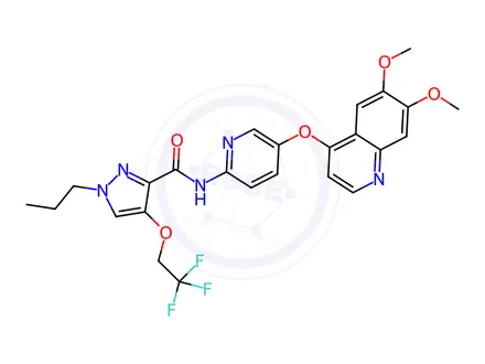 Chemical structure of Adrixetinib