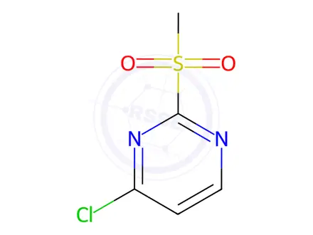 Chemical structure of 4-Chloro-2-(methylsulfonyl)pyrimidine