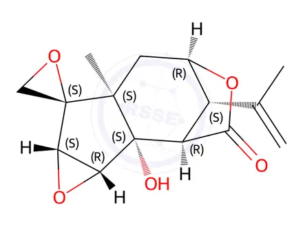 Chemical structure of Coriamyrtin