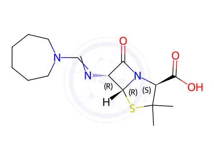 Chemical structure of Mecillinam