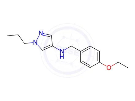 Chemical structure of N-(4-ethoxybenzyl)-1-propyl-1H-pyrazol-4-amine