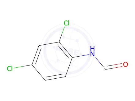 Chemical structure of N-(2,4-dichlorophenyl)formamide