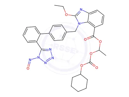 Chemical structure of Candesartan Cilexetil Impurity 34