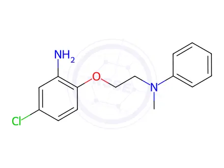 Chemical structure of N-[2-(2-Amino-4-chlorophenoxy)ethyl]-N-methyl-N-phenylamine