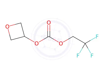 Chemical structure of Oxetan-3-yl (2,2,2-Trifluoroethyl) Carbonate
