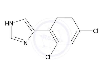 Chemical structure of 4-(2,4-Dichlorophenyl)-1H-imidazole