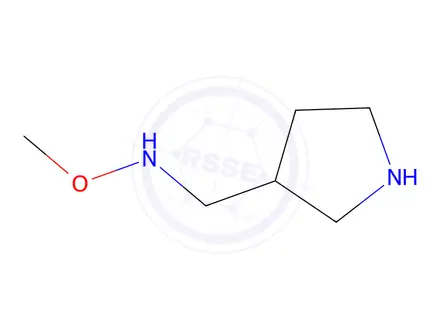 Chemical structure of O-Methyl-N-(pyrrolidin-3-ylmethyl)hydroxylamine