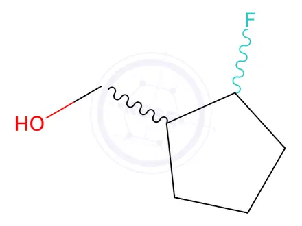 Chemical structure of TRans-(2-fluorocyclopentyl)methanol