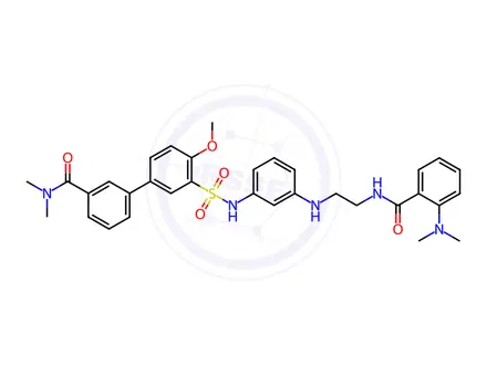 Chemical structure of YNT-185 DIHYDROCHLORIDE HYDRATE