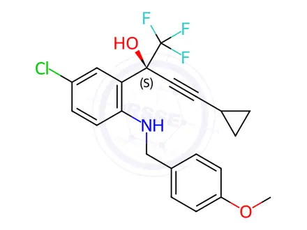 Chemical structure of Efavirenz Impurity 46