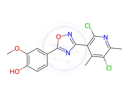 Chemical structure of Opicapone Impurity 117