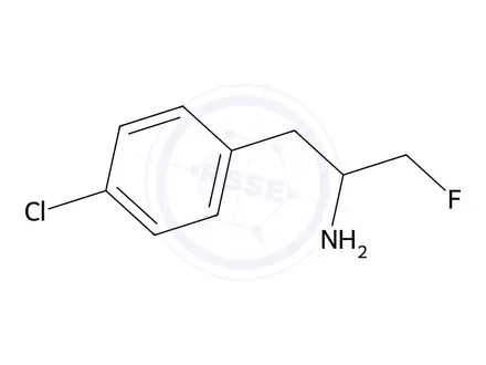 Chemical structure of 1-(4-Chlorophenyl)-3-Fluoropropan-2-Amine