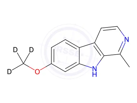 Chemical structure of Harmine-d3