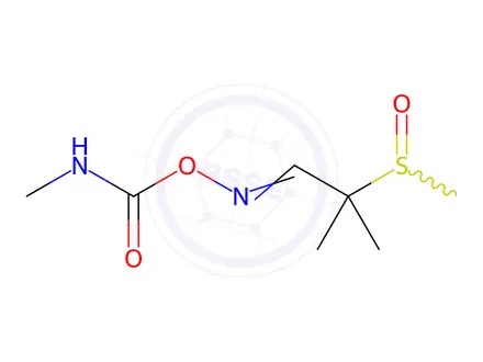 Chemical structure of Aldicarb-sulfoxide in methanol