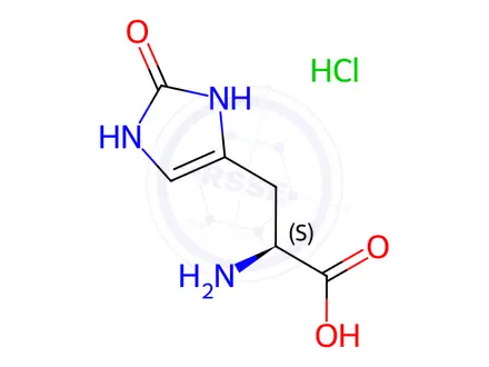 Chemical structure of 2-Oxo-L-Histidine HCl