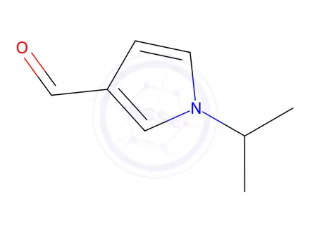 Chemical structure of 1-isopropyl-1H-pyrrole-3-carbaldehyde(SALTDATA: FREE)