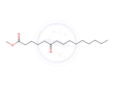Chemical structure of 6-Oxopentadecanoic acid methyl ester
